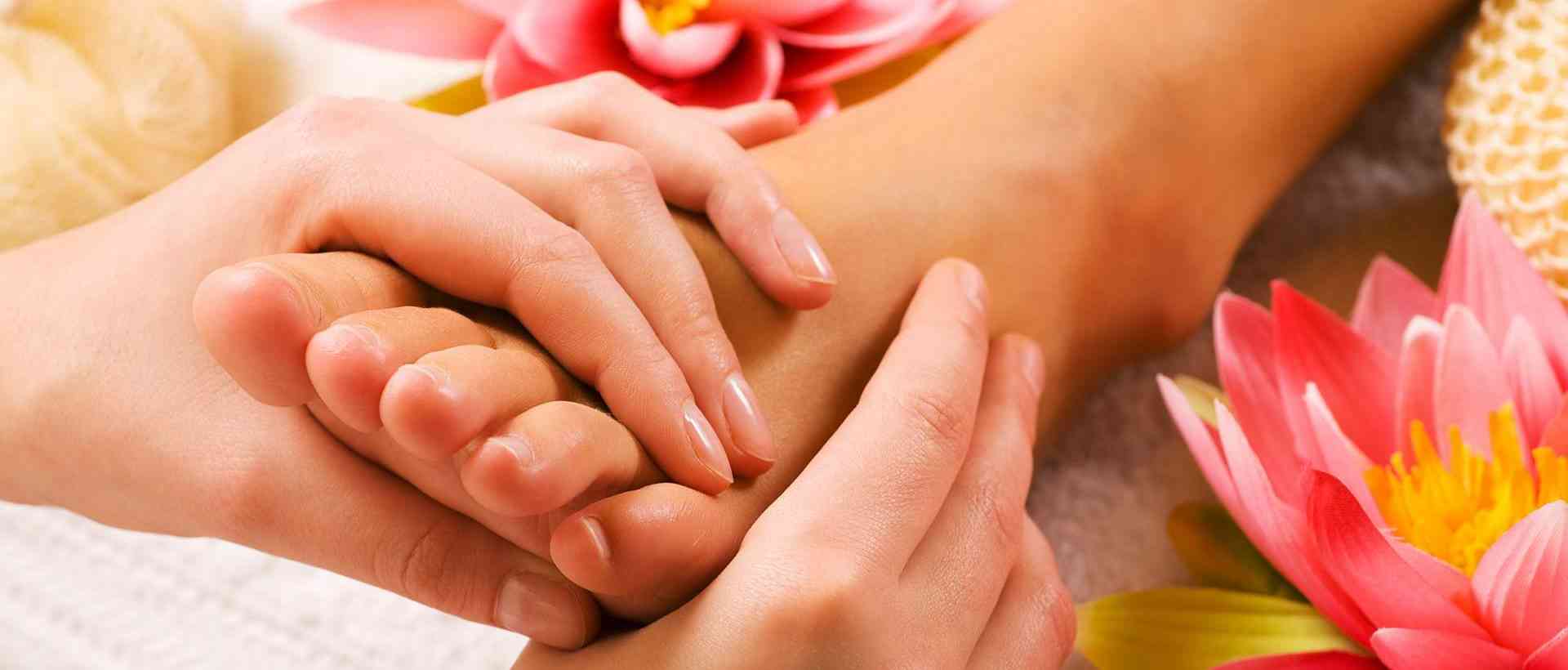 Fußdruckpunkt-Massage